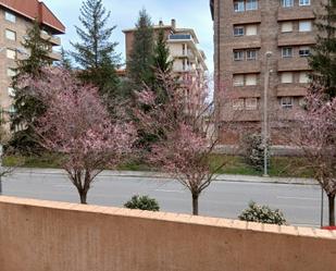 Vista exterior de Pis de lloguer en Sabiñánigo amb Calefacció, Parquet i Terrassa