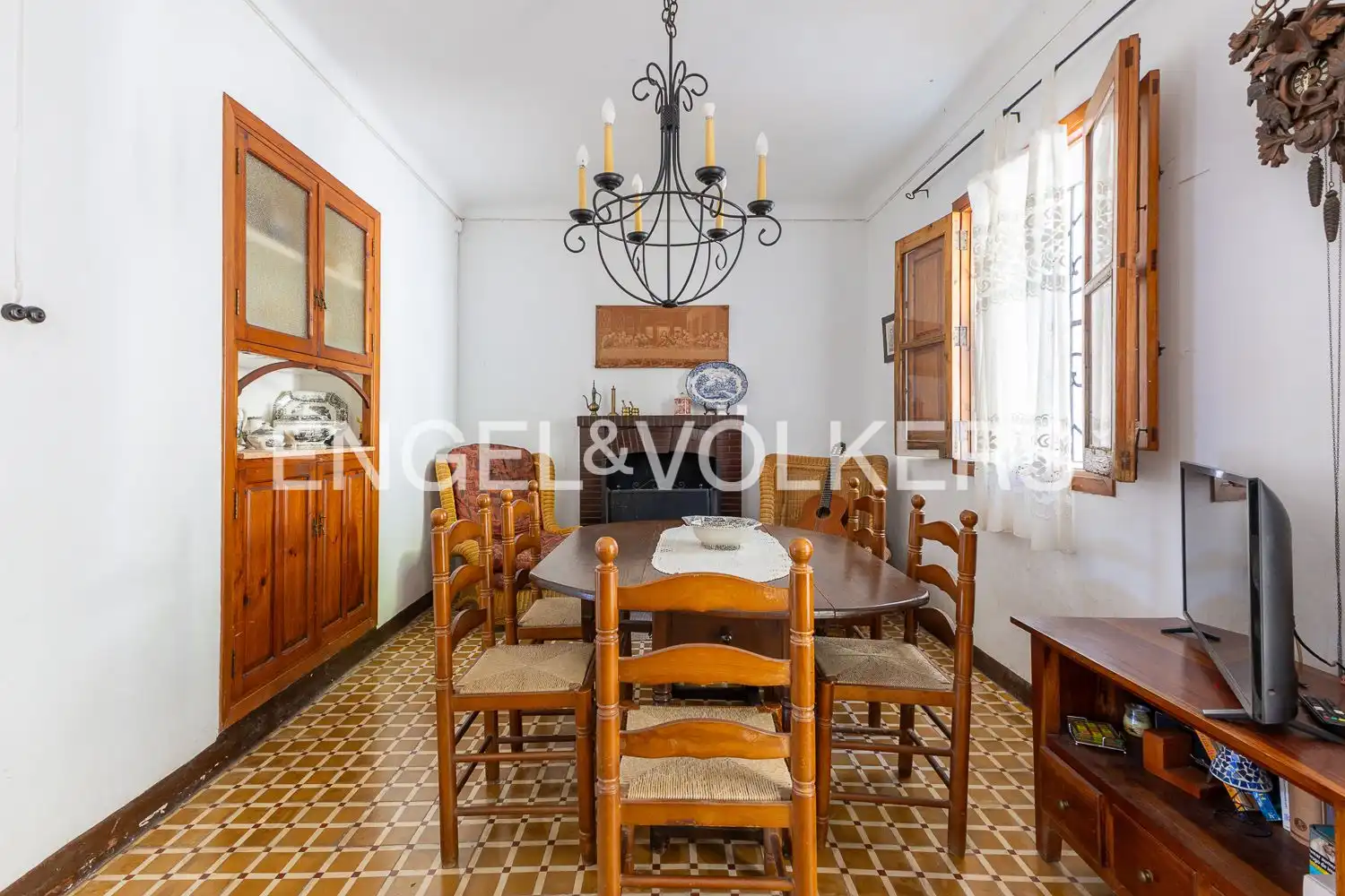 Comedor de Finca rústica en venta en Pego, Alicante