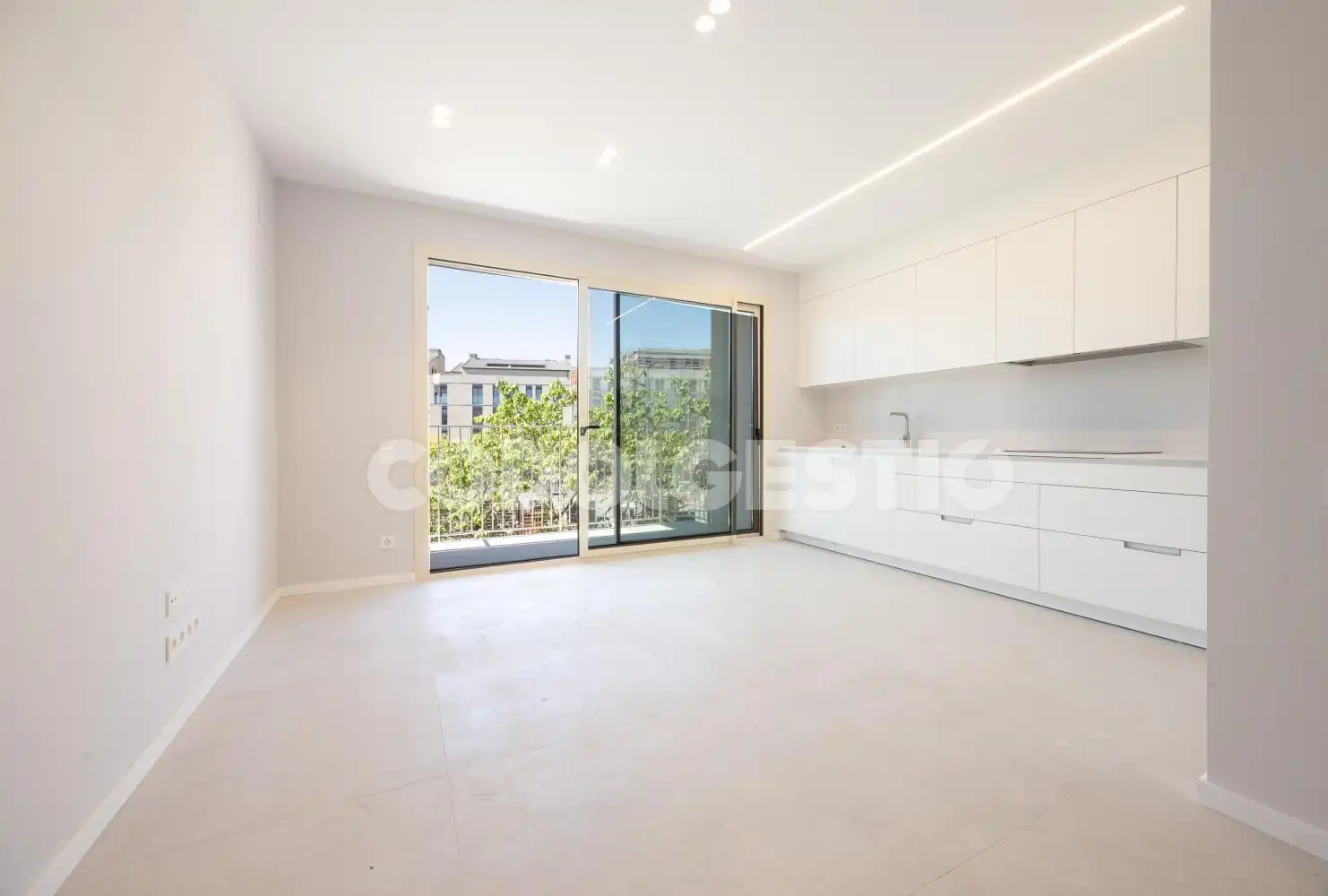 Sala de estar de Piso de alquiler en Vic con Terraza