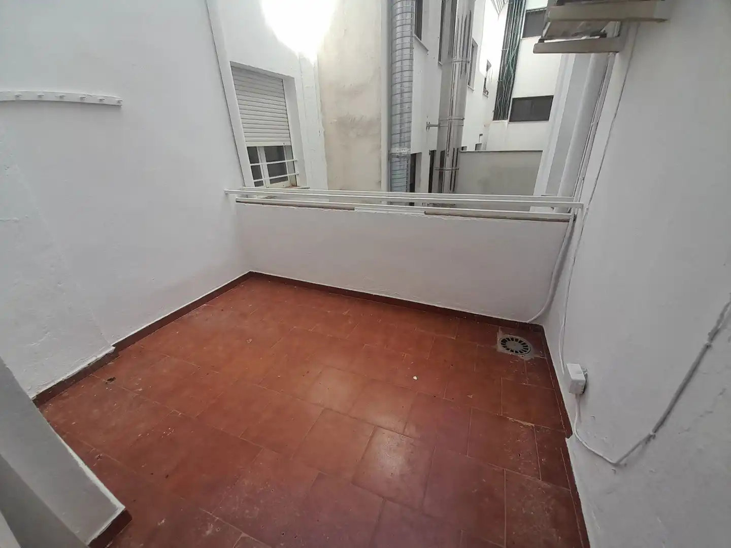 Balcony of Flat for rent in Jaén  with Air Conditioner, Heating and Storage room