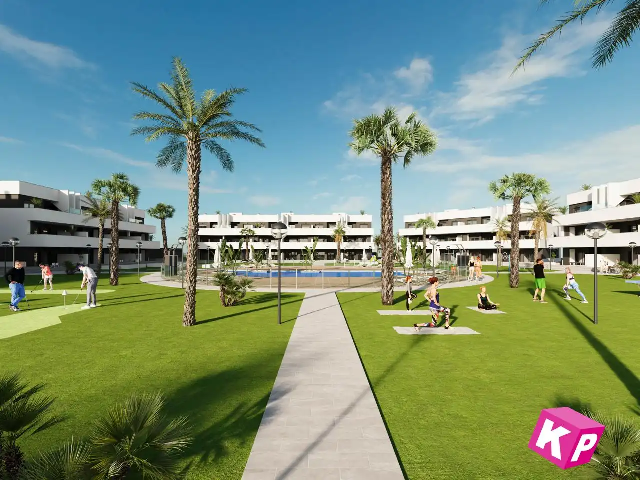 Vista exterior de Piso en venta en Guardamar del Segura con Aire acondicionado, Jardín privado y Terraza