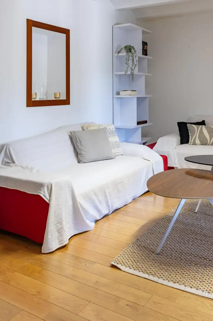 Sala de estar de Casa adosada en venta en Enguera con Calefacción, Terraza y Trastero