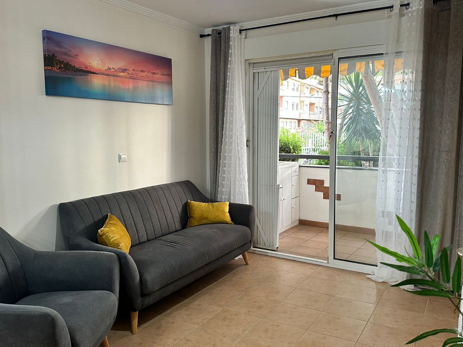Living room of Flat for sale in San Pedro del Pinatar  with Air Conditioner, Private garden and Terrace