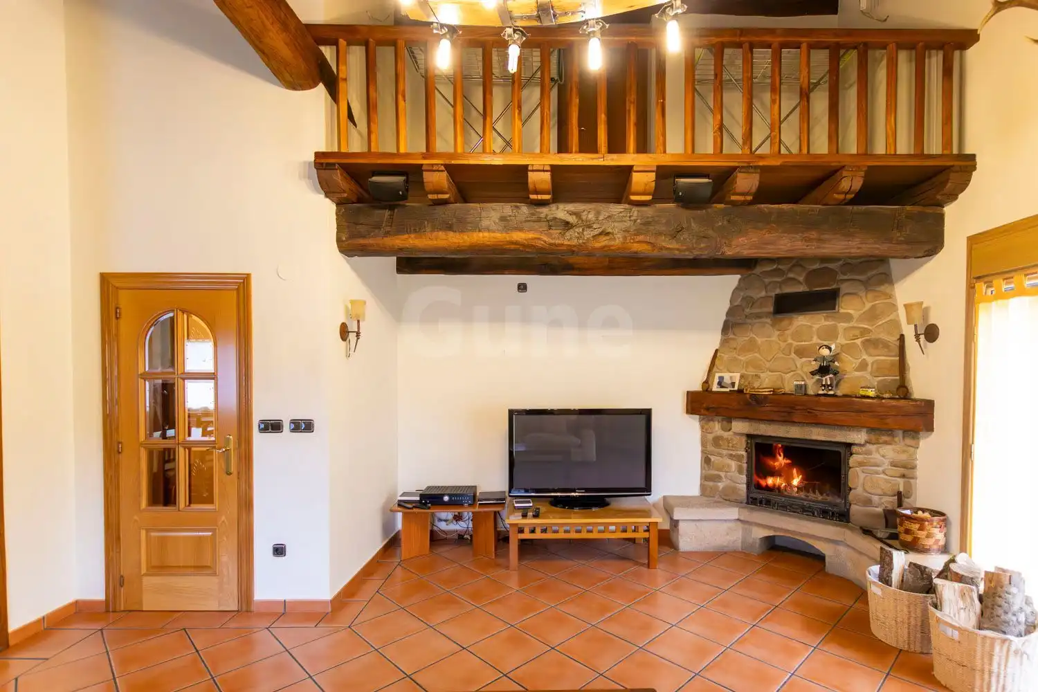 Sala de estar de Casa o chalet en venta en Idiazabal con Calefacción, Terraza y Trastero