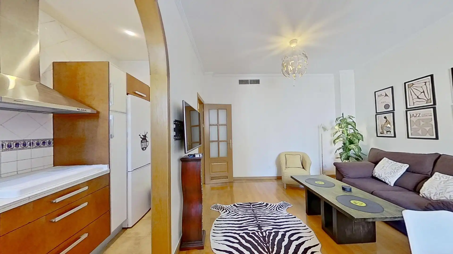 Wohnzimmer von Wohnung zur Miete in Granada mit Klimaanlage, Heizung und Möbliert