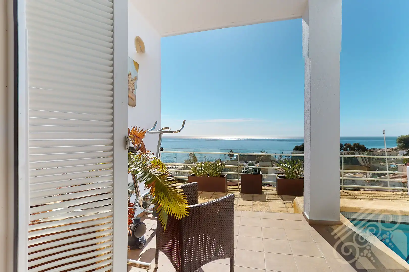 Balcony of Detached homes for sale in Mojácar  with Air Conditioner, Terrace and Swimming Pool