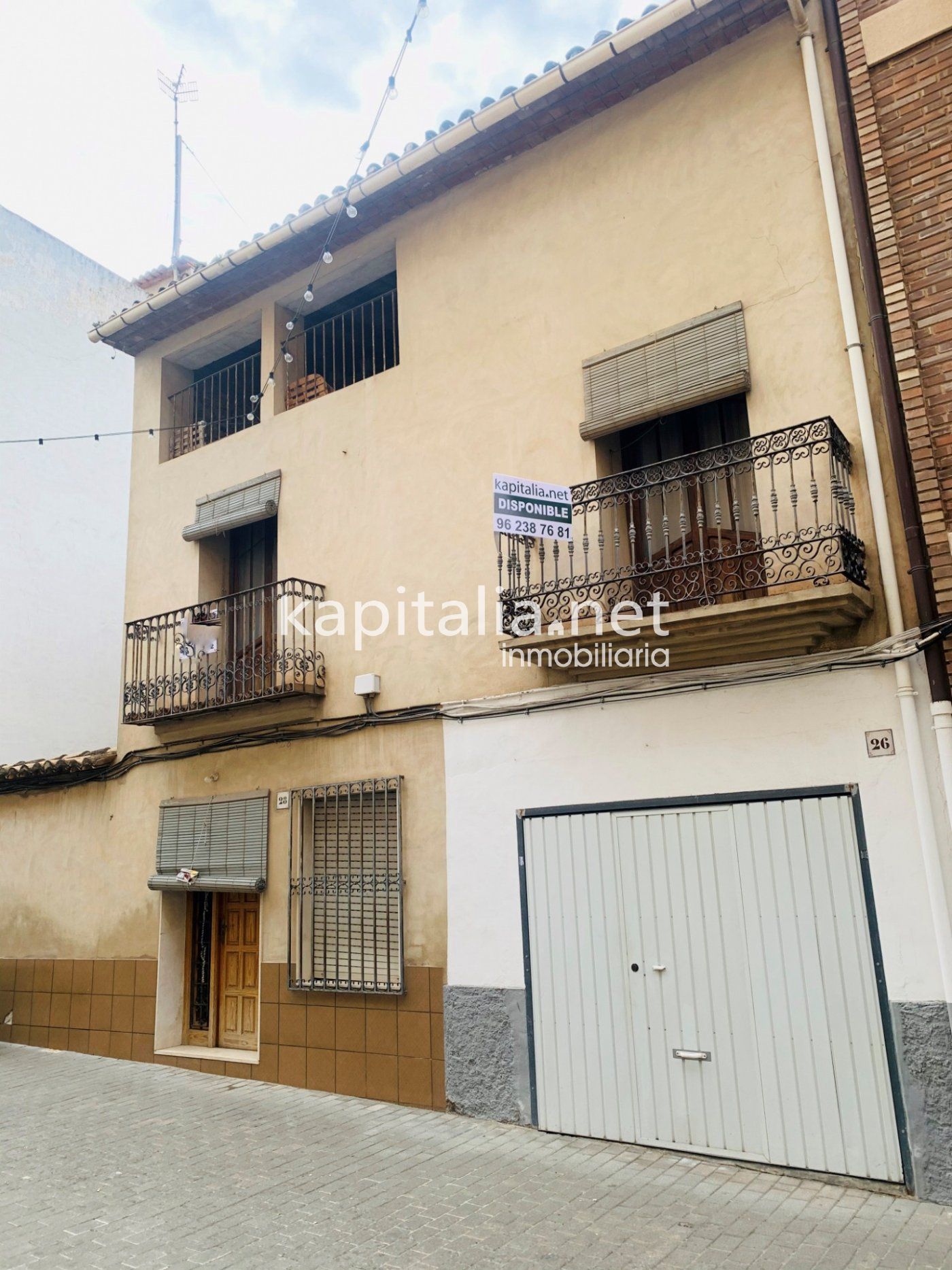 Exterior view of House or chalet for sale in Castelló de Rugat  with Balcony
