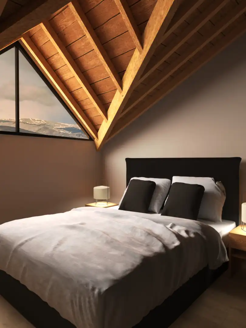 Dormitori de Apartament en venda en Alp amb Calefacció, Parquet i Forn