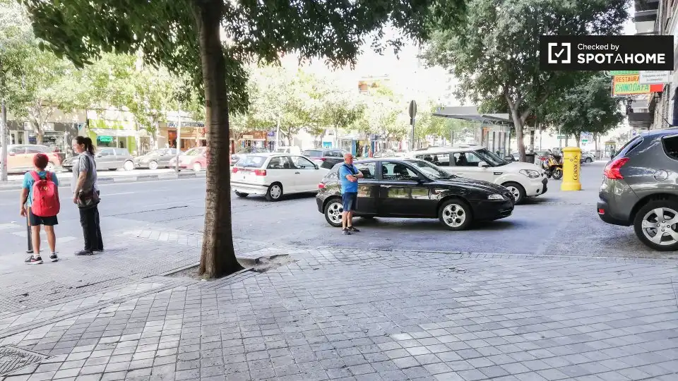 Vista exterior de Pis de lloguer en Madrid amb Aire condicionat, Calefacció i Moblat