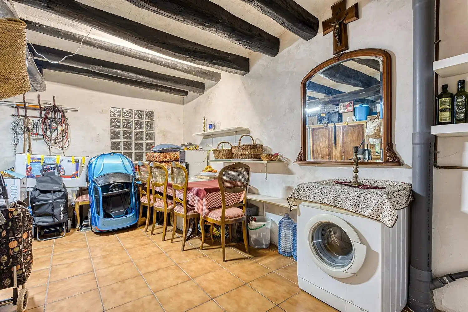 Cocina de Casa adosada en venta en Montmaneu con Trastero, Amueblado y Balcón