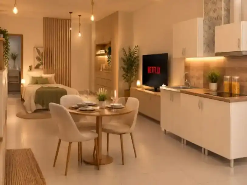 Sala d'estar de Apartament en venda en  Madrid Capital amb Aire condicionat