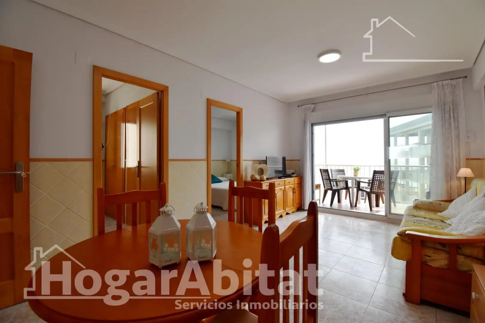 Bedroom of Flat for sale in Bellreguard  with Heating, Terrace and Furnished