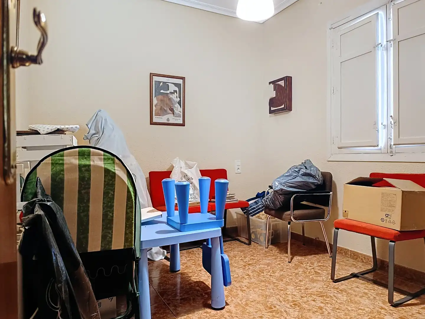 Menjador de Casa o xalet en venda en Mancha Real amb Calefacció, Terrassa i Moblat