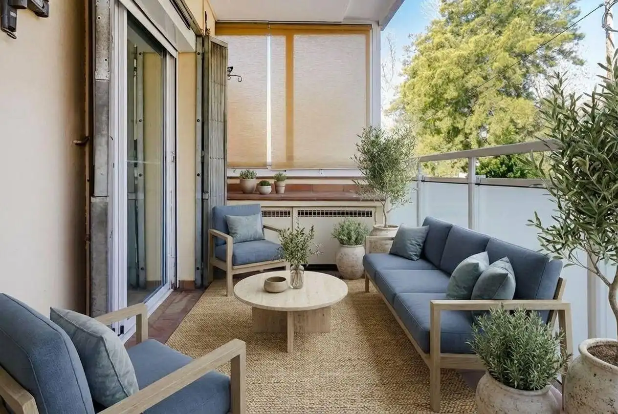 Terrasse von Wohnung zum Verkauf in Castelldefels mit Klimaanlage, Heizung und Terrasse