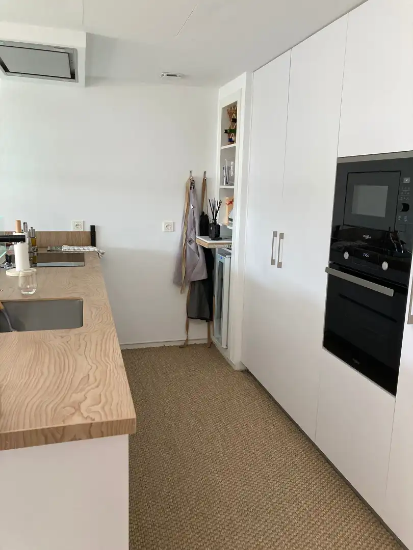 Cuina de Apartament de lloguer en Marbella amb Aire condicionat, Moblat i Es permeten mascotes