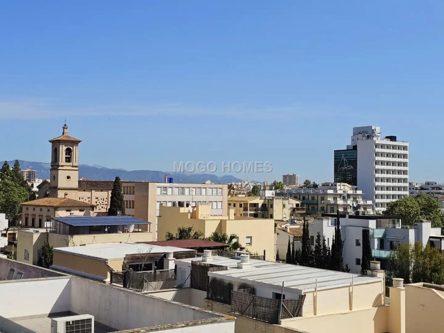Exterior view of Attic for sale in  Palma de Mallorca  with Air Conditioner, Parquet flooring and Terrace
