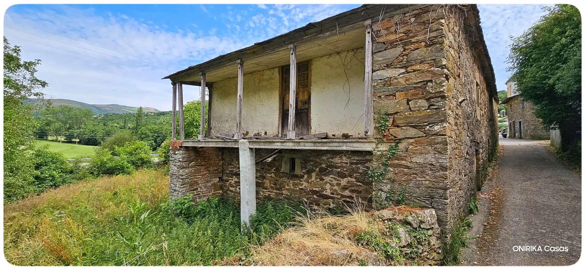 Vista exterior de Casa o chalet en venta en Triacastela con Jardín privado, Trastero y Balcón