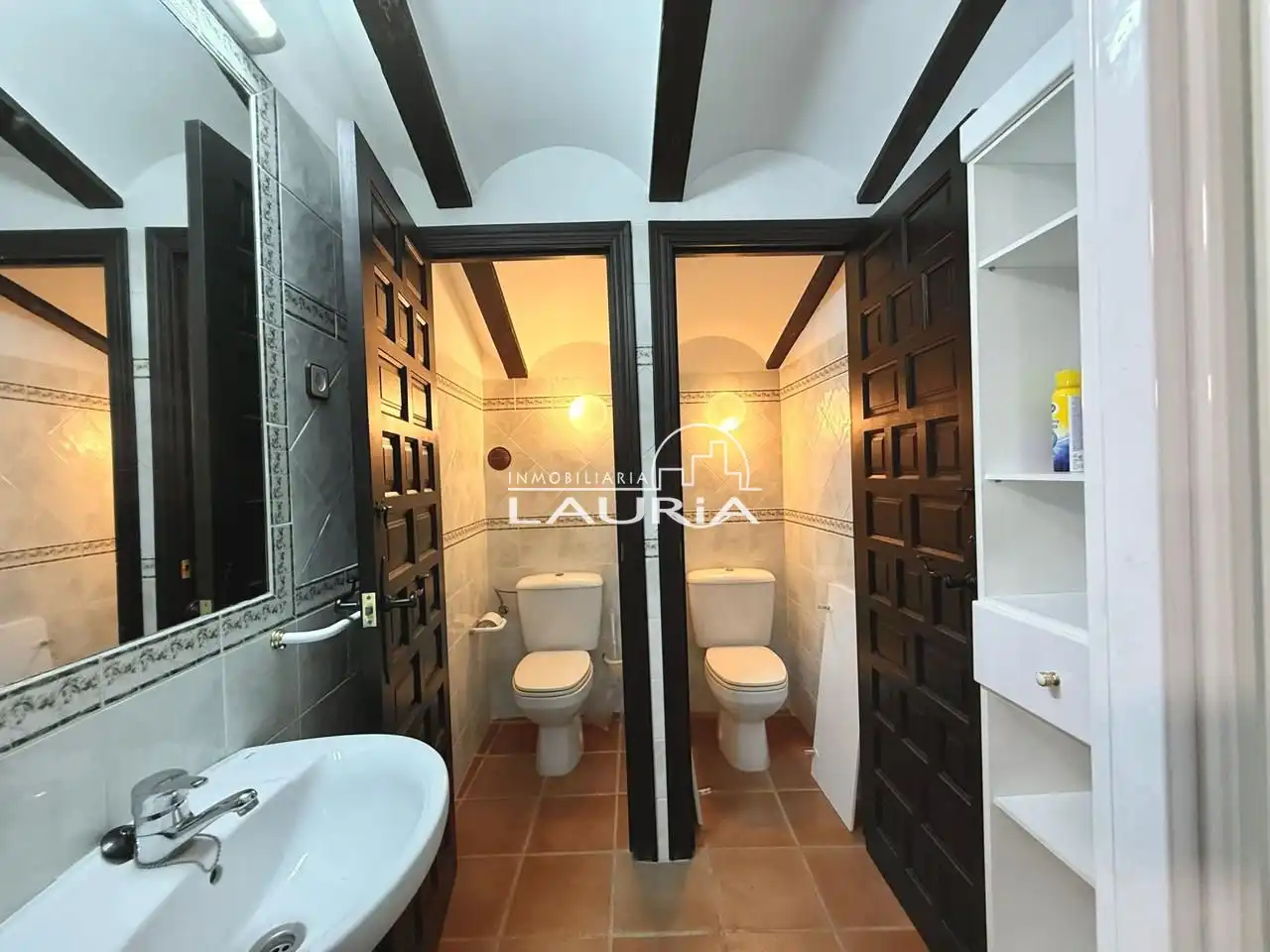 Baño de Finca rústica en venta en Teruel con Calefacción, Jardín privado y Terraza