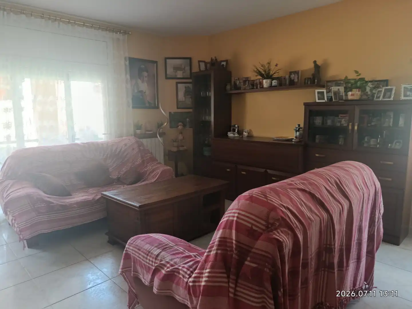Sala de estar de Casa adosada en venta en Torroella de Montgrí con Calefacción, Jardín privado y Terraza