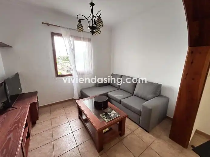 Sala de estar de Casa o chalet de alquiler en Los Realejos con Terraza, Amueblado y Se aceptan mascotas