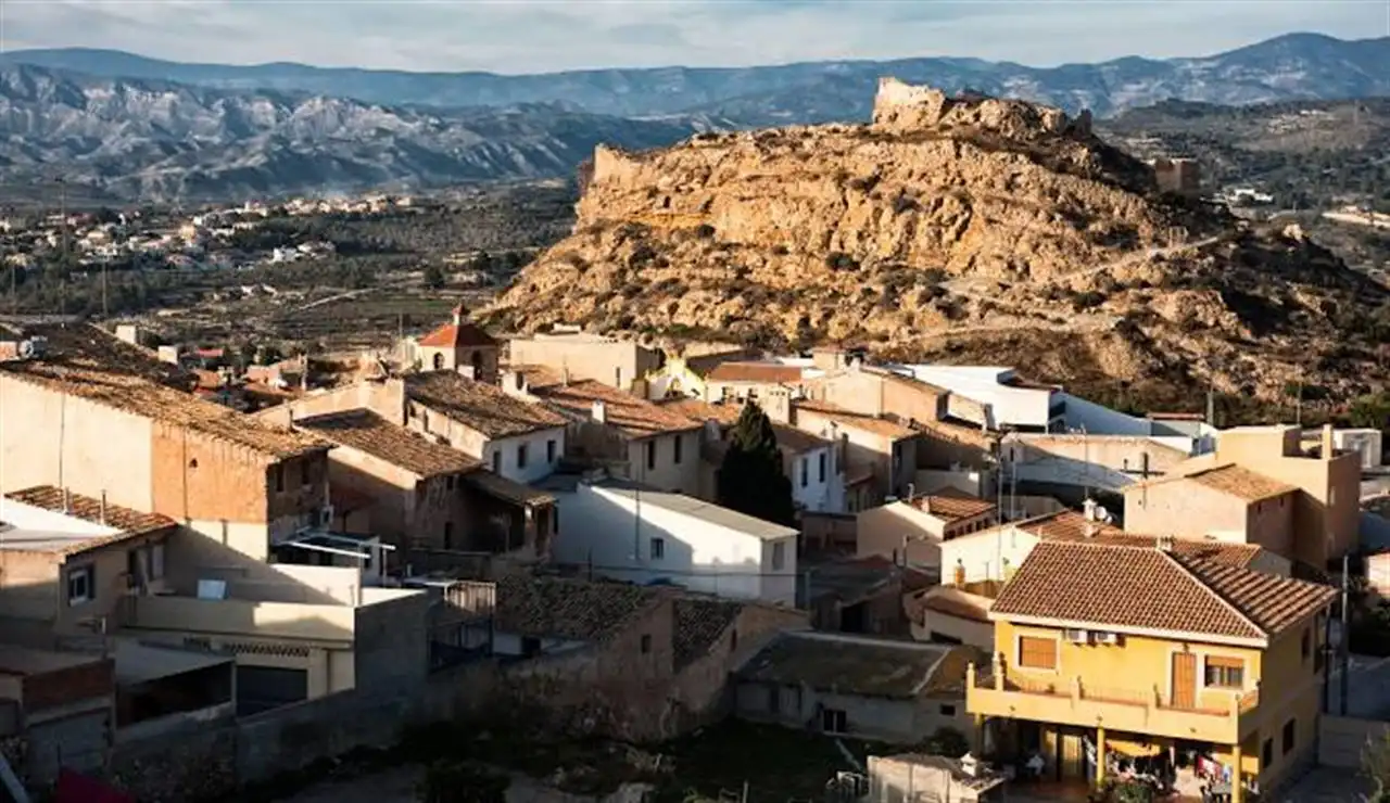 Vista exterior de Casa adosada en venta en Aspe con Aire acondicionado, Jardín privado y Piscina