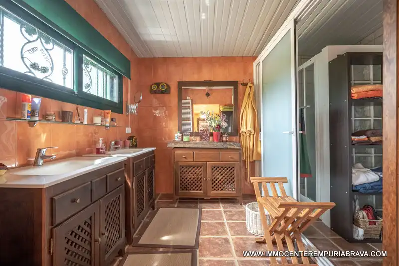 Cocina de Finca rústica en venta en Masarac i Vilarnadal con Aire acondicionado, Jardín privado y Terraza