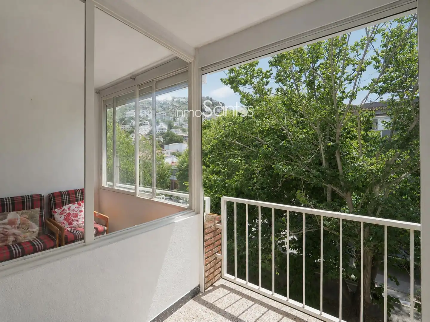 Balcony of Flat for sale in Roses  with Terrace and Furnished