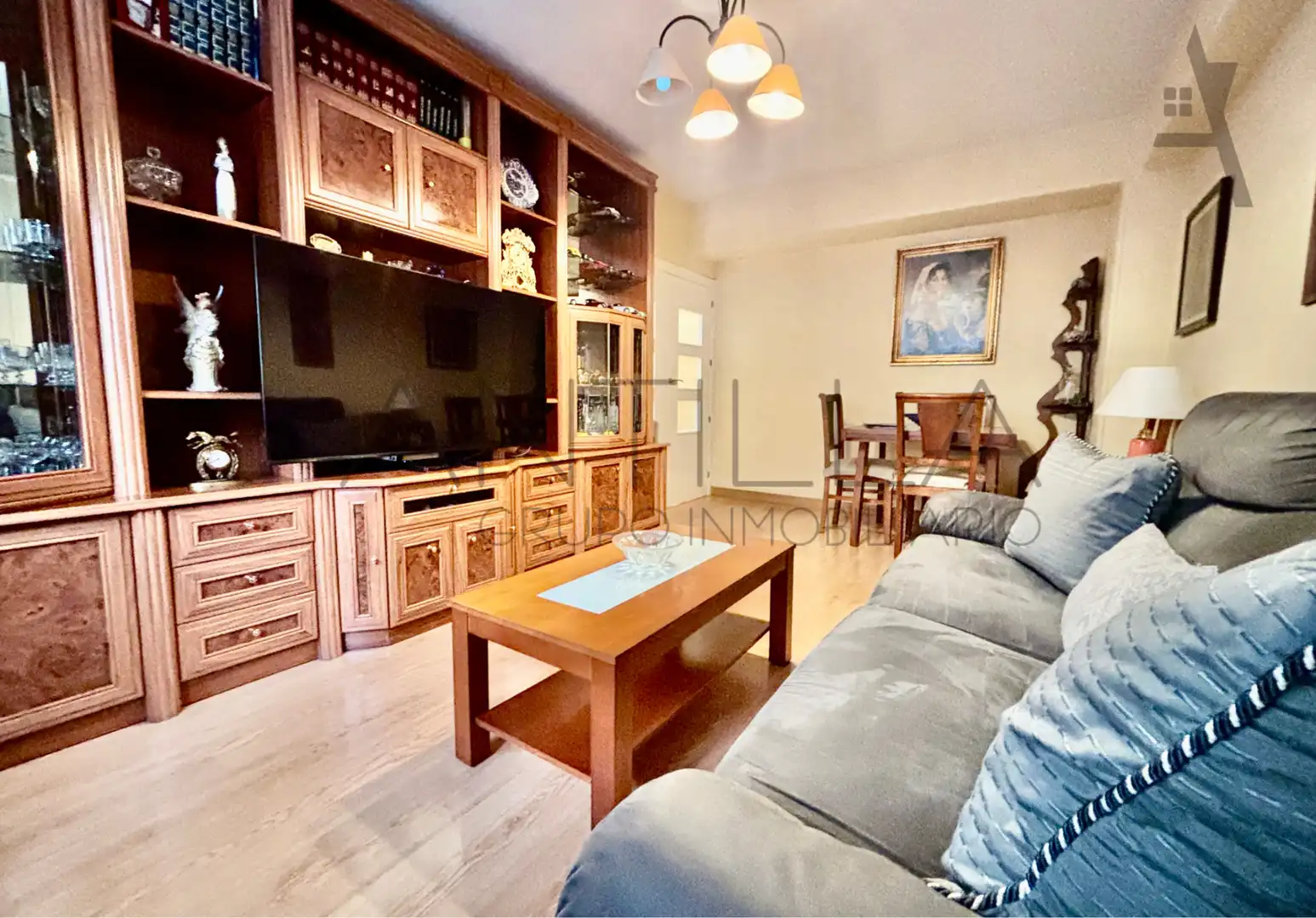 Living room of Flat for sale in Madrid  with Heating, Furnished and Alarm