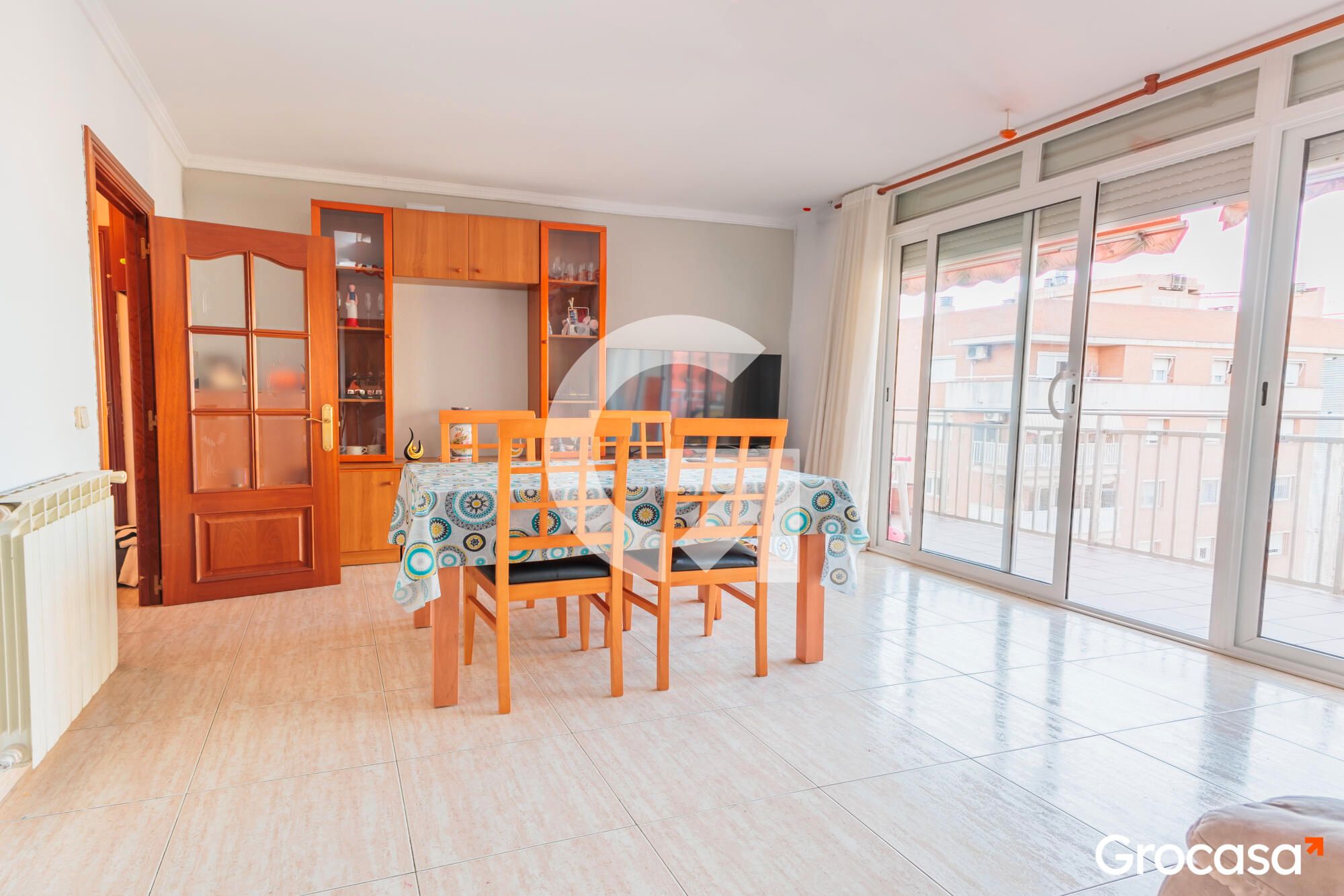Dining room of Flat for sale in Sabadell  with Heating, Oven and Balcony