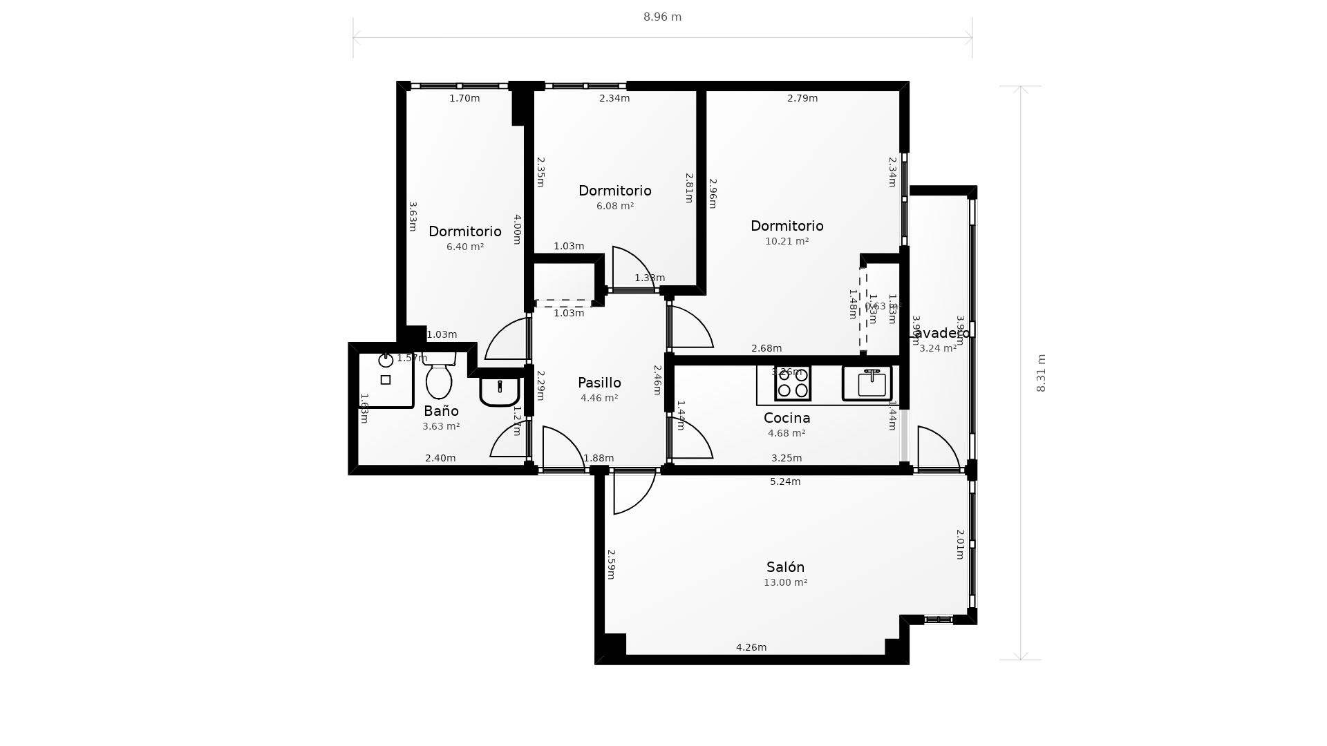 Flat for sale in  Madrid Capital  with Oven