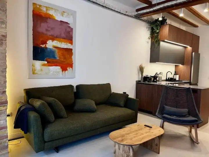 Sala de estar de Casa o chalet de alquiler en Valencia con Aire acondicionado, Calefacción y Jardín privado