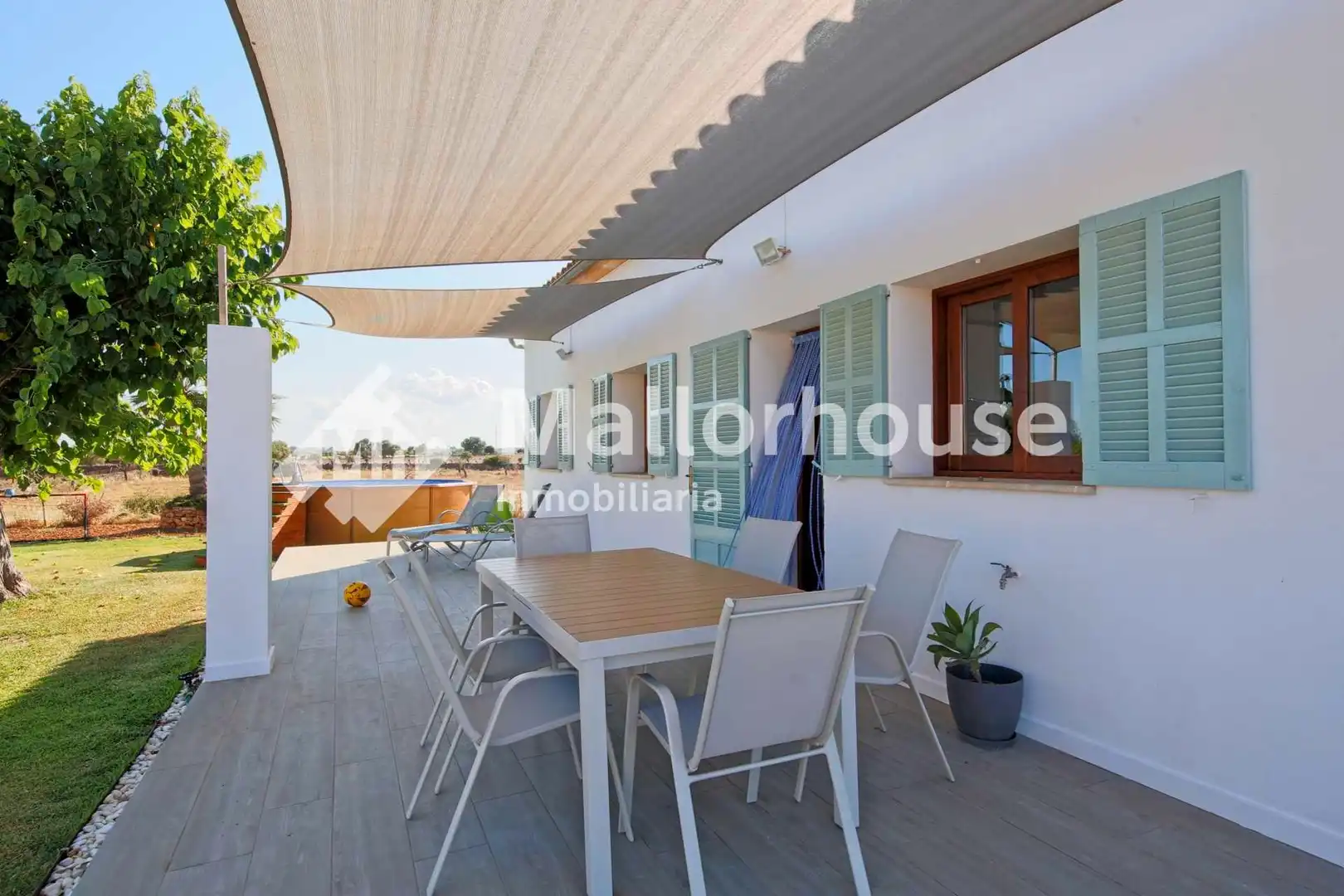 Terraza de Casa o chalet de alquiler en Santa Margalida con Aire acondicionado, Jardín privado y Terraza