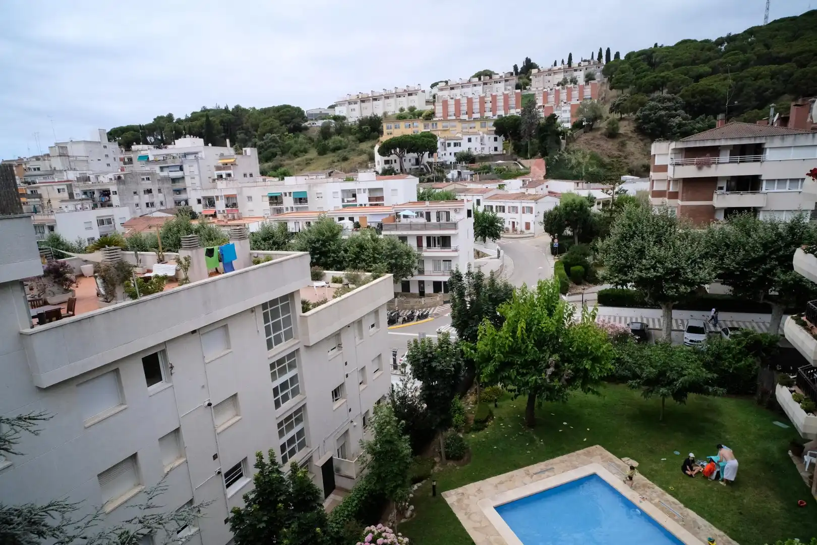 Vista exterior de Apartamento de alquiler en Caldes d'Estrac con Calefacción, Jardín privado y Terraza