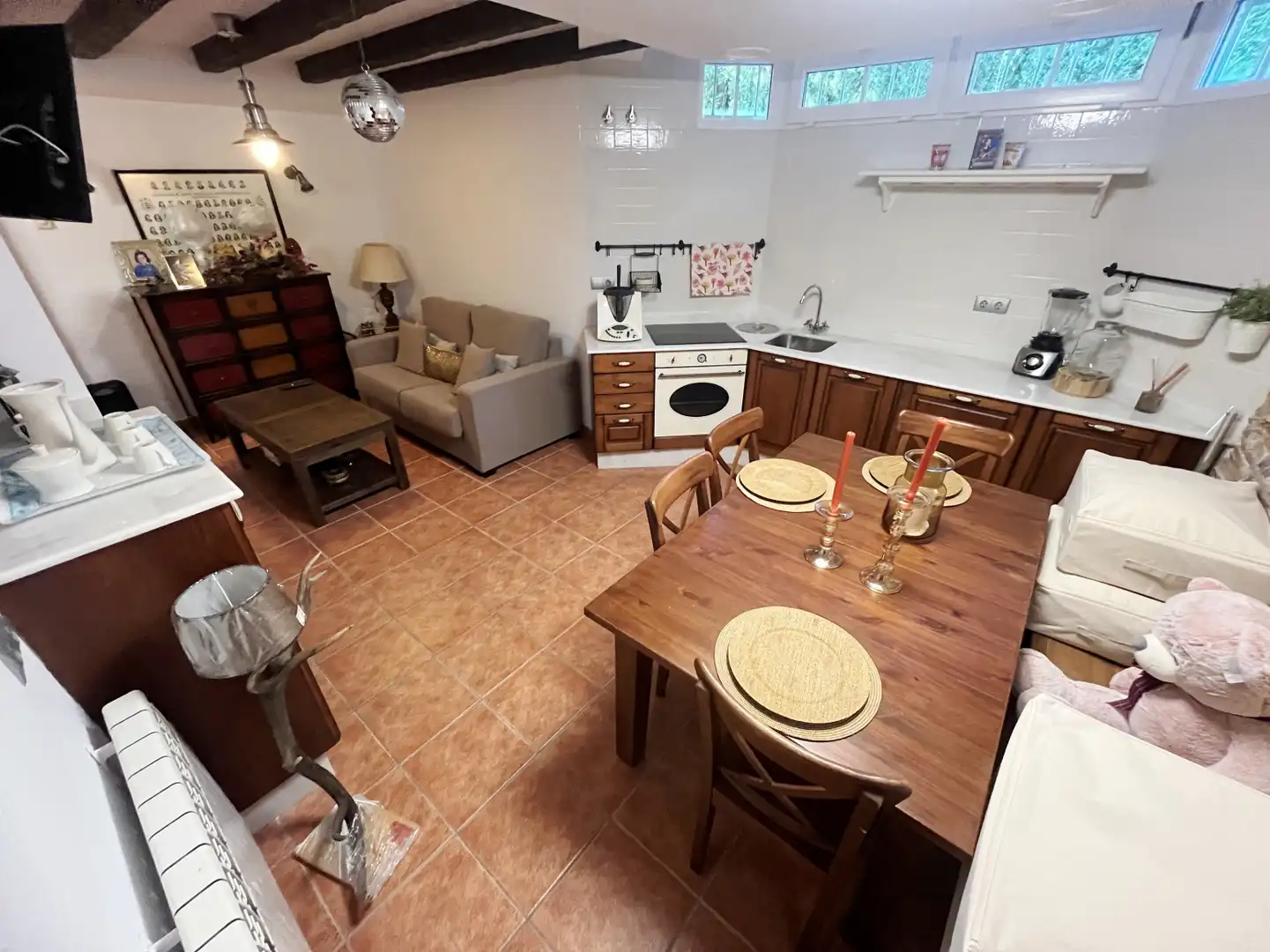 Cuina de Casa o xalet en venda en Corvera de Asturias amb Calefacció, Parquet i Terrassa