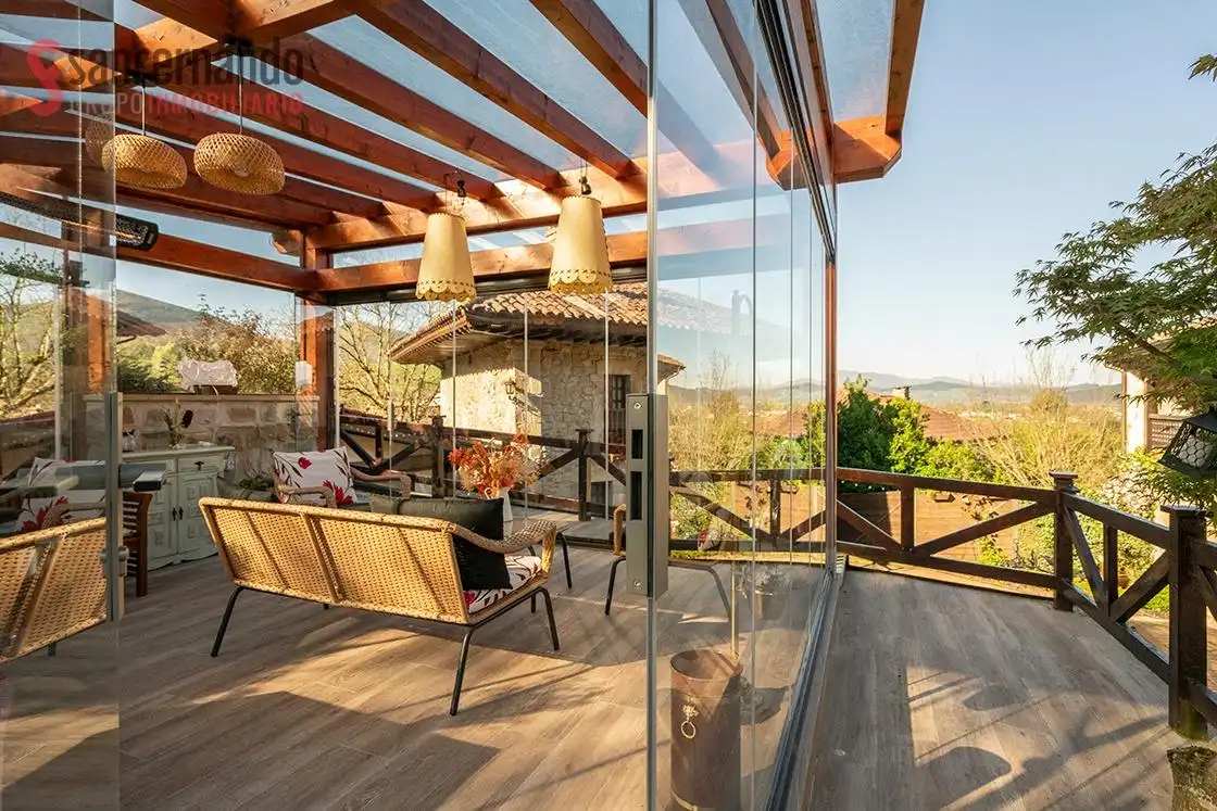 Terrassa de Casa o xalet en venda en Mazcuerras amb Calefacció, Jardí privat i Terrassa
