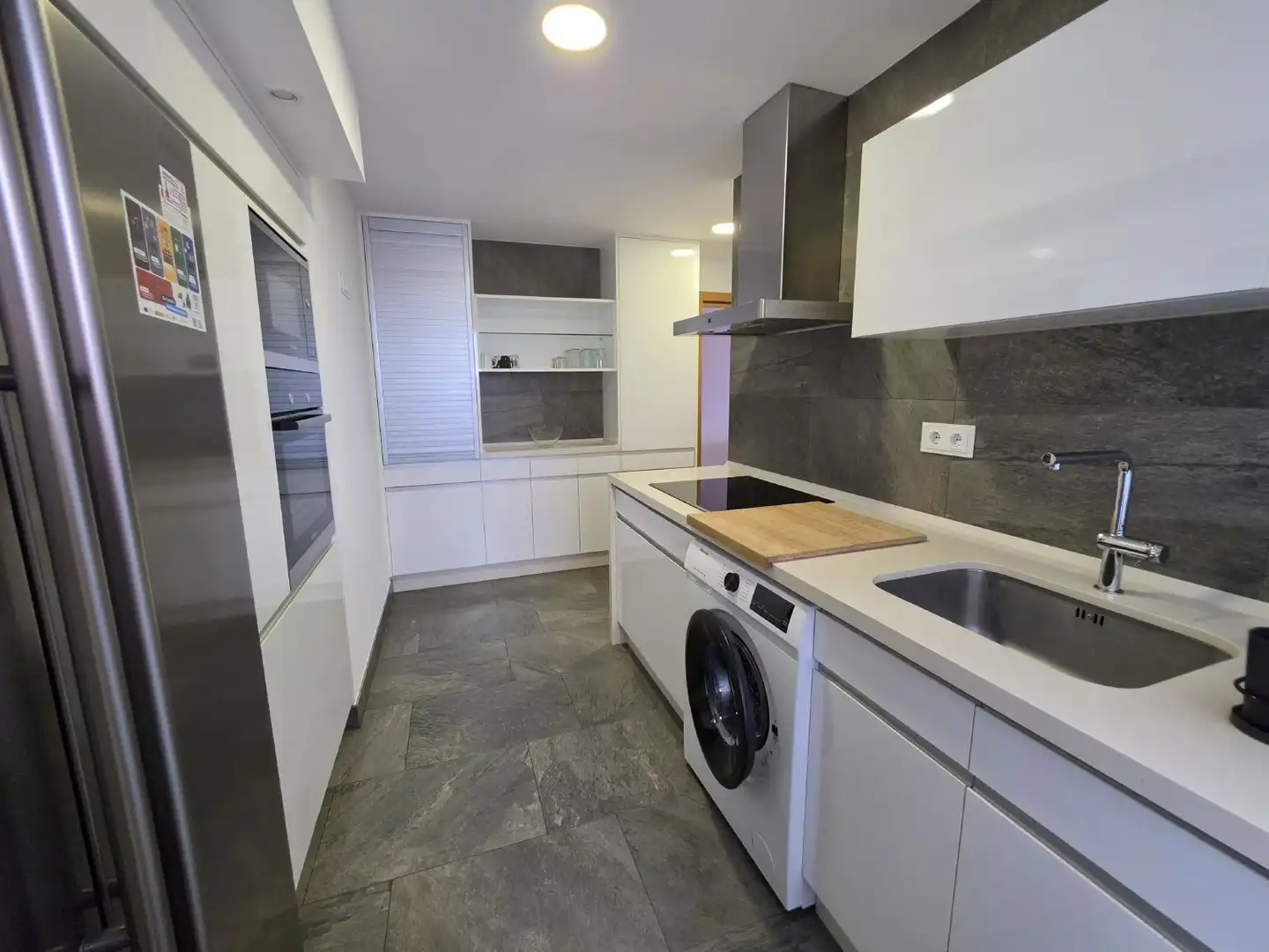 Kitchen of Flat for rent in A Coruña Capital   with Heating and Furnished
