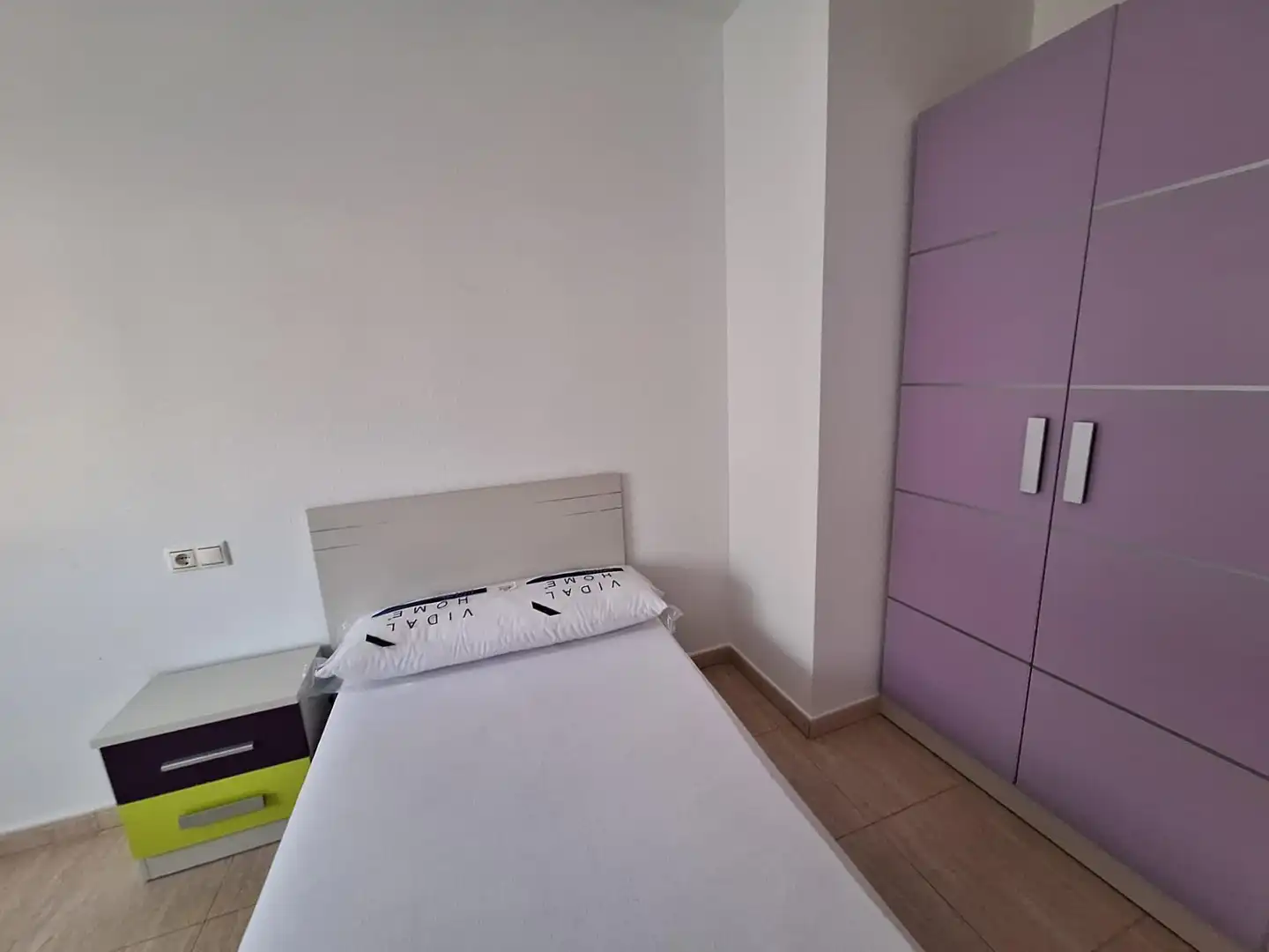 Schlafzimmer von Wohnung zur untervermieten in Murcia mit Klimaanlage, Heizung und Möbliert
