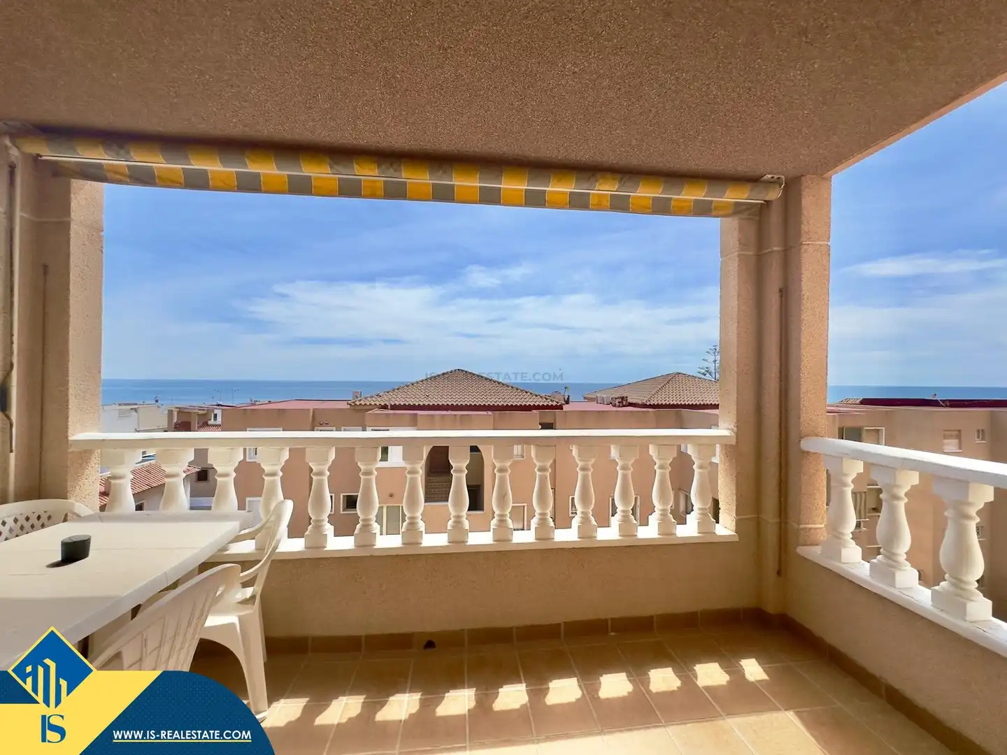 Balcony of Flat for sale in Torrevieja  with Terrace, Furnished and Community pool