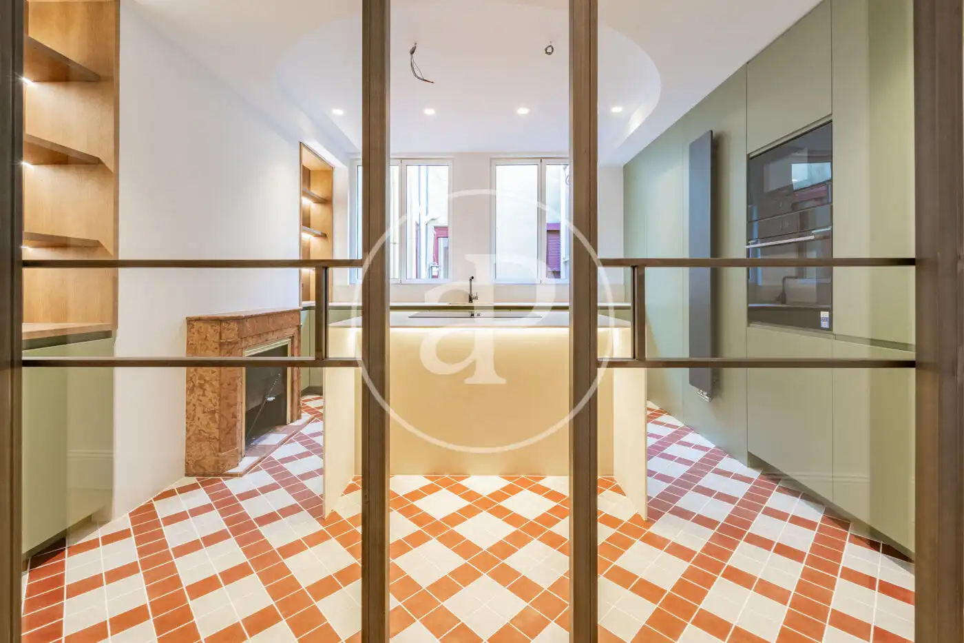 Kitchen of Flat for sale in Madrid  with Air Conditioner, Heating and Balcony