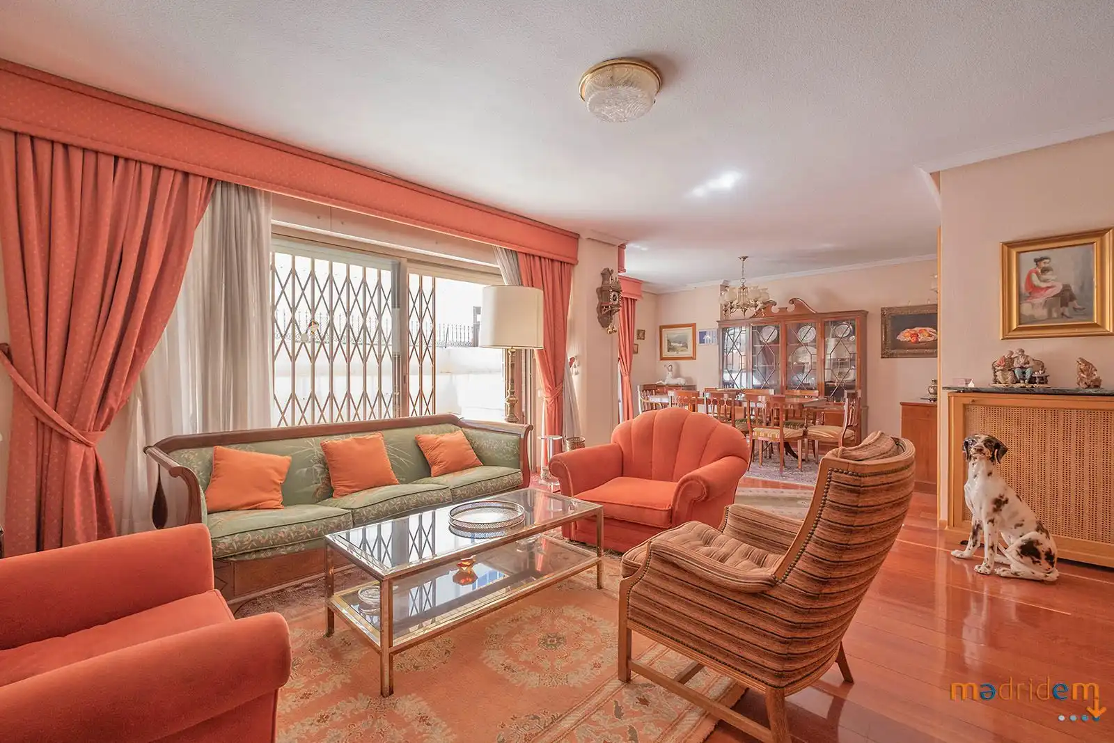 Living room of Apartments for sale in Madrid  with Air Conditioner, Heating and Private garden