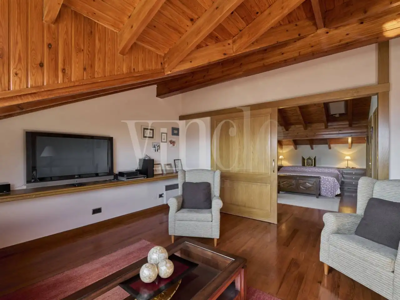 Sala d'estar de Dúplex en venda en Bolvir amb Calefacció, Parquet i Terrassa