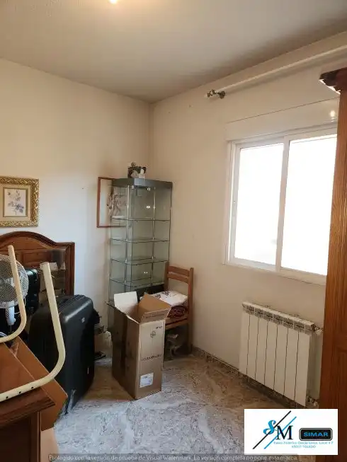 Habitación de Casa adosada en venta en Numancia de la Sagra con Aire acondicionado, Calefacción y Jardín privado