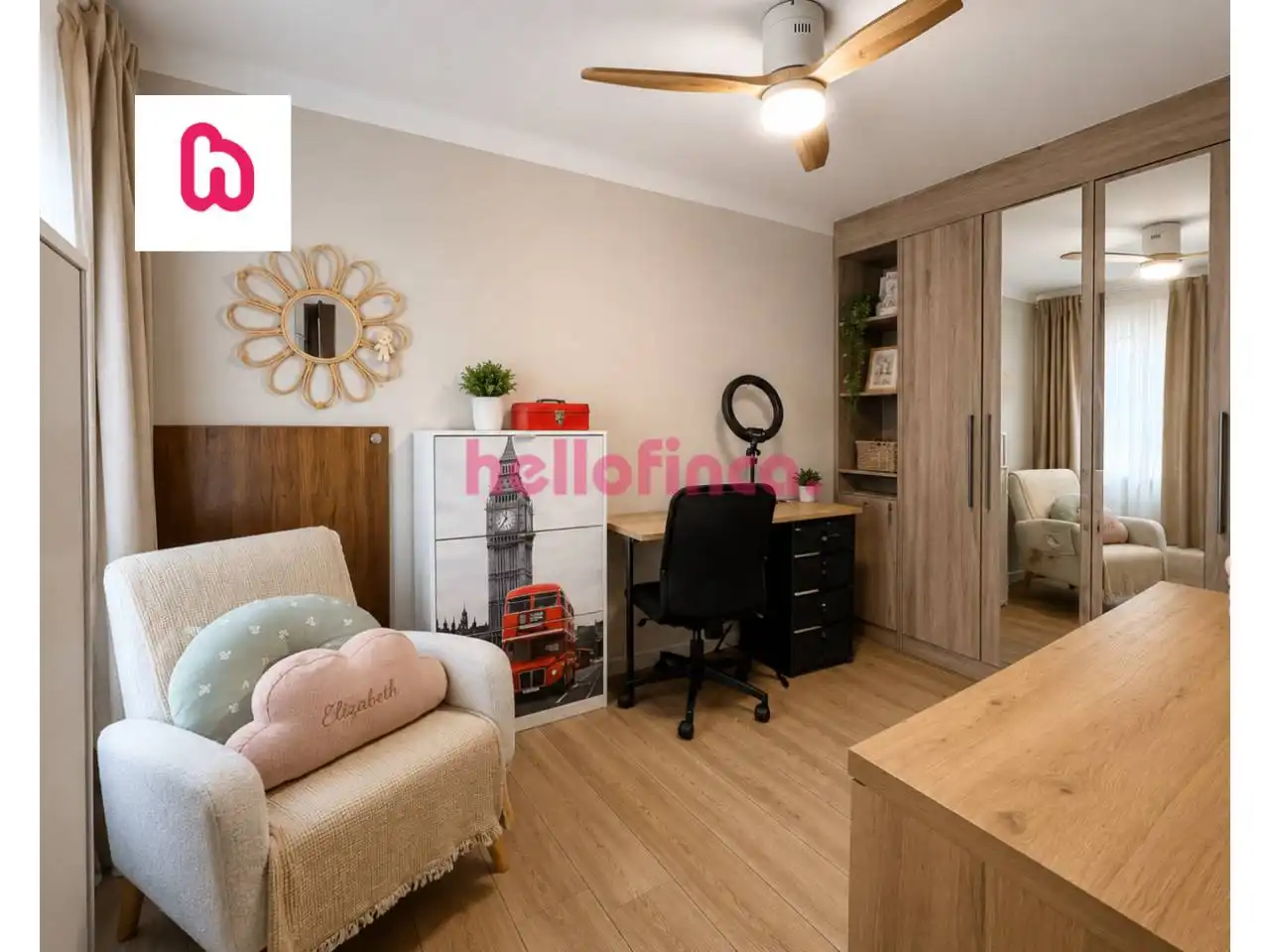 Dormitori de Apartament en venda en Sabadell amb Aire condicionat, Calefacció i Parquet