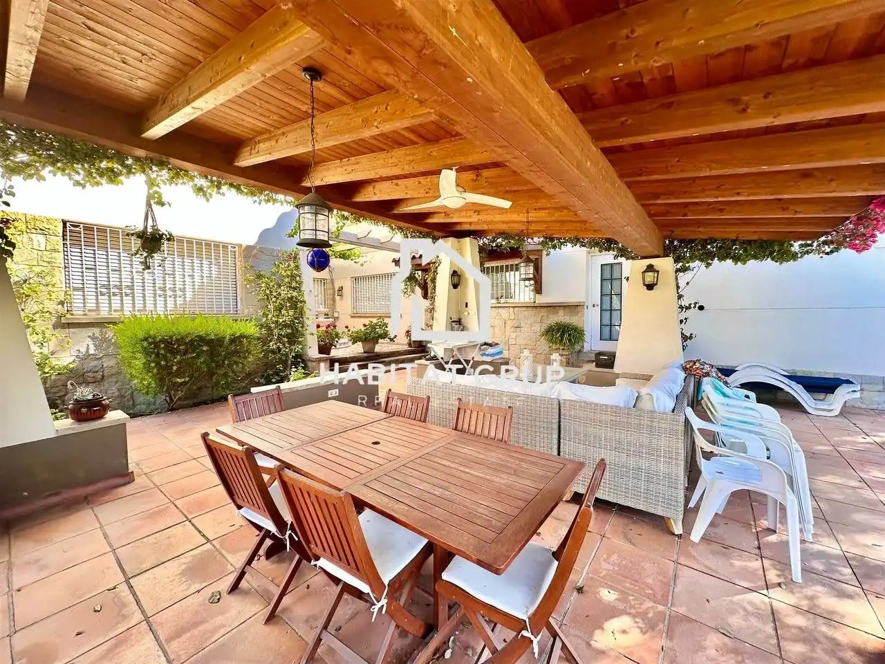 Terraza de Casa o chalet en venta en Castellbisbal con Aire acondicionado, Jardín privado y Trastero