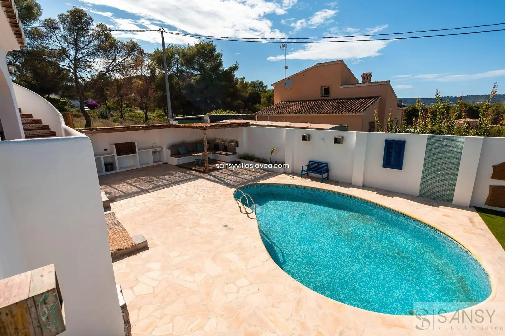Swimming pool of Houses for sale in Jávea / Xàbia  with Storage room