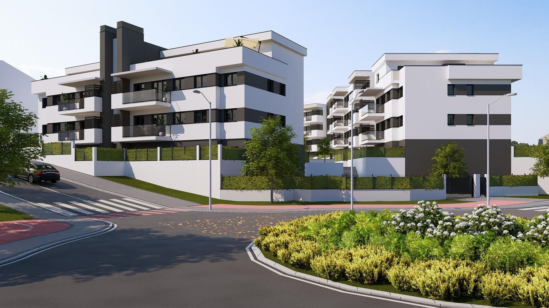 Vista exterior de Pis en venda en El Molar (Madrid) amb Jardí privat, Terrassa i Traster