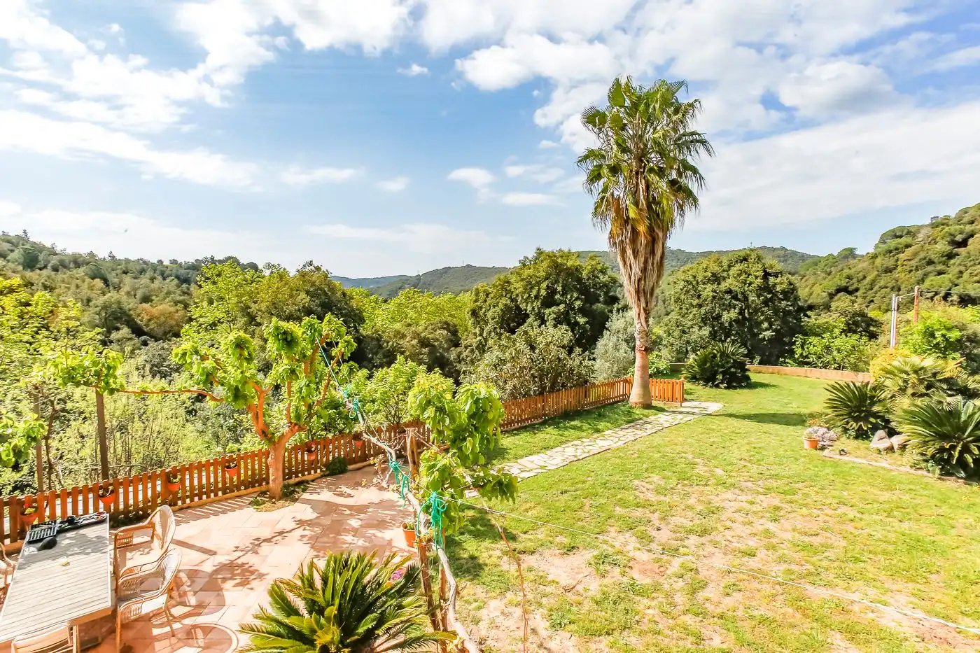 Jardín de Finca rústica en venta en Sant Iscle de Vallalta con Calefacción, Terraza y Trastero