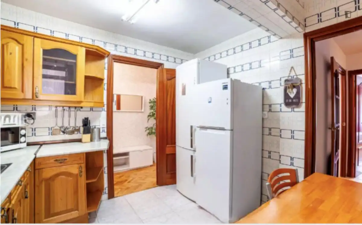 Kitchen of Apartments for share in Alcalá de Henares  with Furnished, Oven and Washing machine