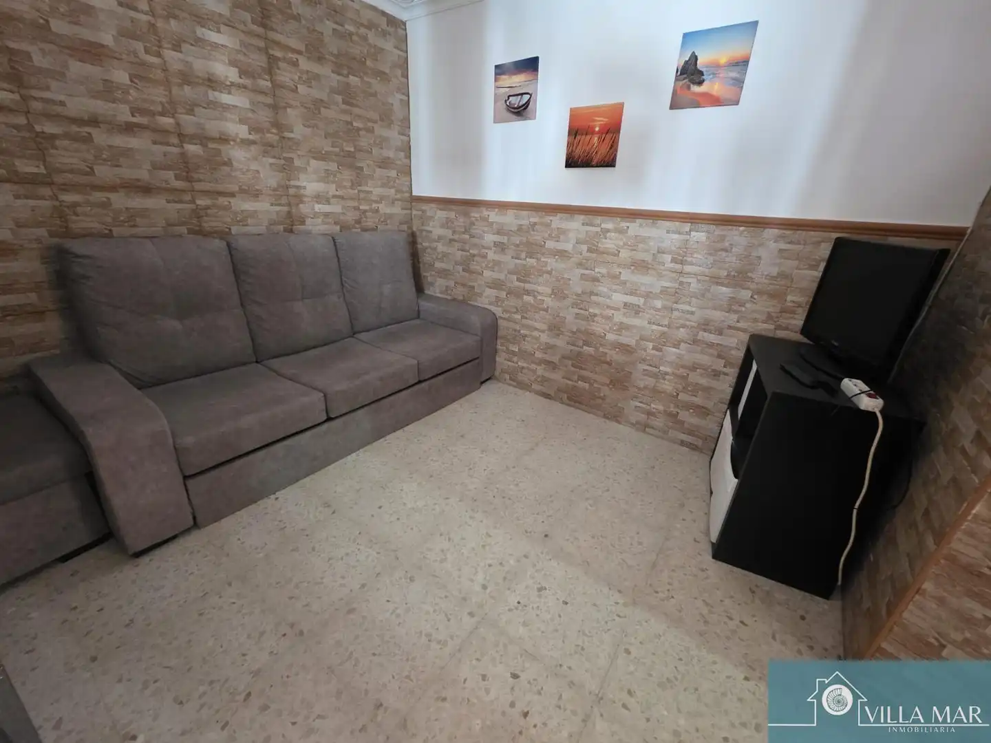Sala de estar de Piso en venta en Rota con Terraza