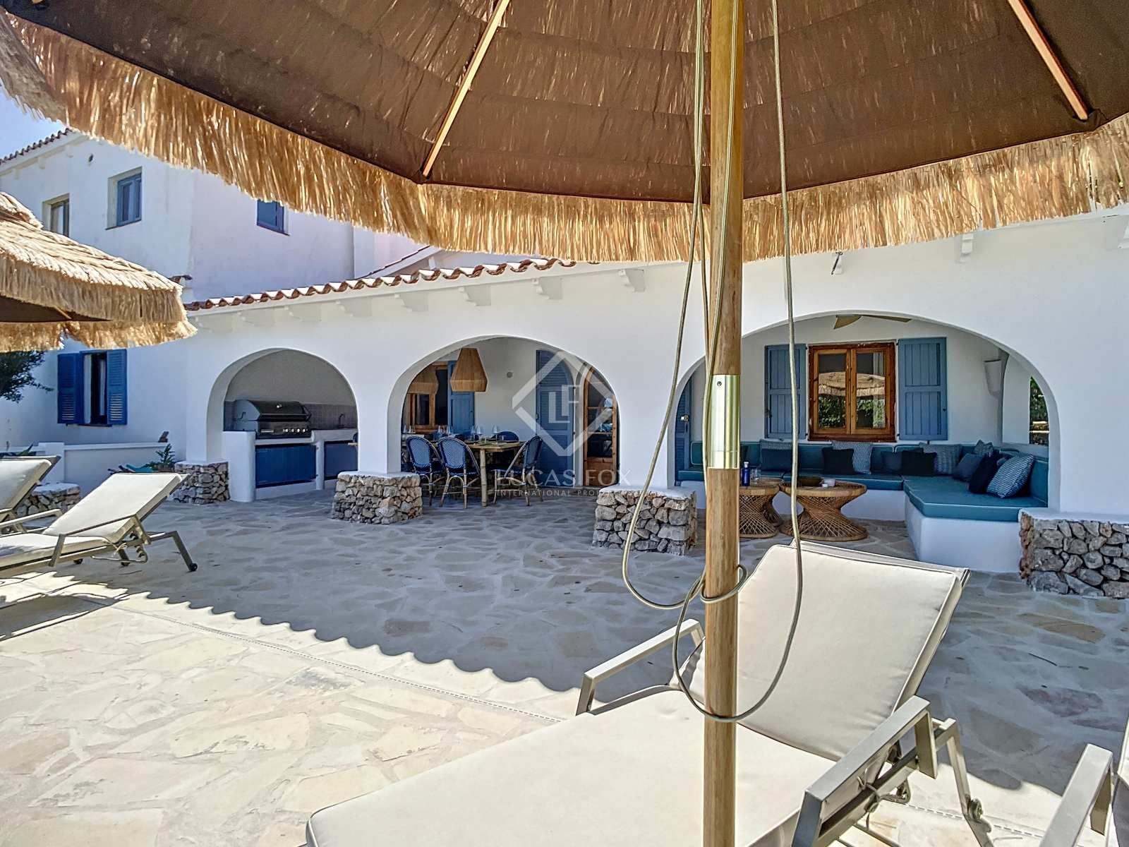 Terrace of House or chalet to rent in Alaior  with Air Conditioner, Heating and Private garden